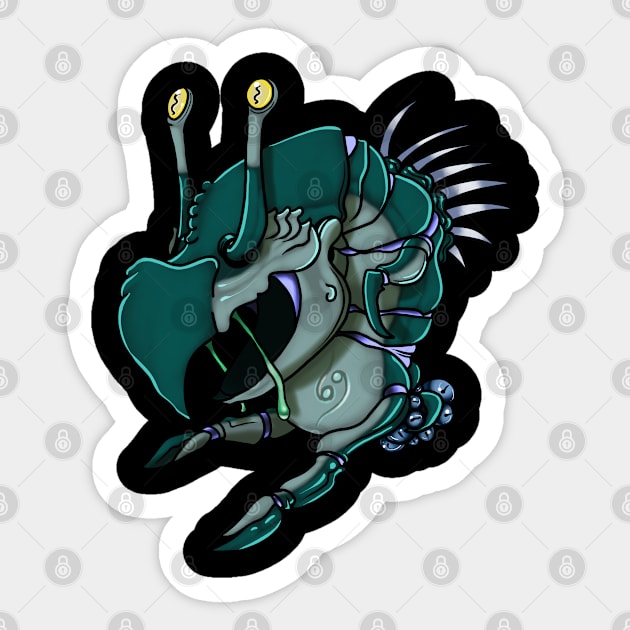 Crawlien Sticker by gothicnightmarepws